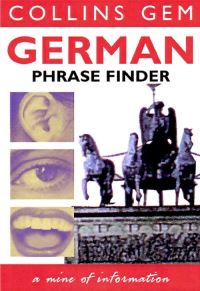 Book Cover for Collins Gem German Phrase Finder by 