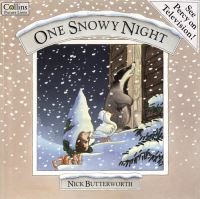 Book Cover for One Snowy Night by Nick Butterworth