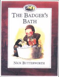 Book Cover for The Badger's Bath by Nick Butterworth