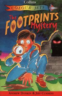 Book Cover for The Footprints Mystery by Andrew Donkin, Jeff Cummins