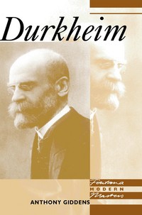 Book Cover for Durkheim by Anthony Giddens