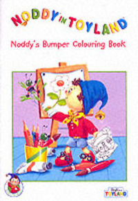 Book Cover for Noddy's Bumper Colouring Book by Enid Blyton