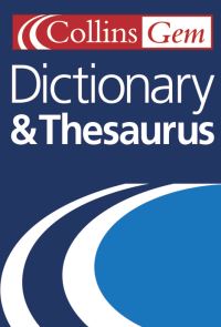 Book Cover for Dictionary and Thesaurus by 