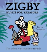Book Cover for Zigby Hunts for Treasure by Brian Paterson