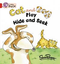 Book Cover for Cat and Dog Play Hide and Seek by Shoo Rayner