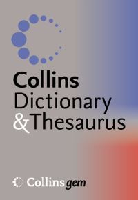 Book Cover for Collins Dictionary & Thesaurus by Jennifer Baird, Paige Weber