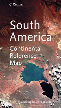 Book Cover for Continental Map - South America by 