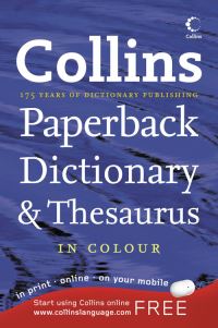 Book Cover for Collins English Dictionary & Thesaurus by Carol Collins