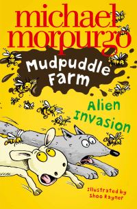 Book Cover for Alien Invasion! by Michael Morpurgo, Shoo Rayner