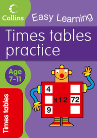 Book Cover for Times Tables Practice, Age 7-11 by Simon Greaves