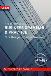 Book Cover for Business Grammar & Practice. Pre-Intermediate by Nick Brieger, Simon Sweeney