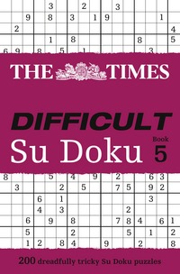 Book Cover for The Times Difficult Su Doku Book 5 by The Times Mind Games