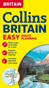 Book Cover for Collins Britain Easy Route Planning Map by Collins Maps