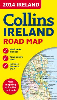 Book Cover for 2014 Collins Map of Ireland by Collins Maps
