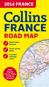 Book Cover for 2014 Collins Map of France by Collins Maps