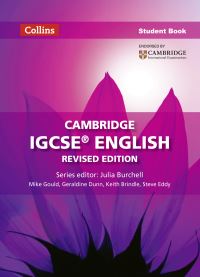 Book Cover for Collins Cambridge IGCSE English. Student Book by Mike Gould, Geraldine Dunn, Keith Joseph Brindle, Steve Eddy