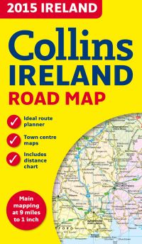 Book Cover for 2015 Collins Map of Ireland by Collins Maps