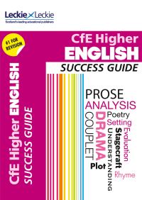Book Cover for CfE Higher English Success Guide by Iain Valentine