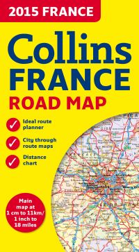 Book Cover for 2015 Collins Map of France by Collins Maps