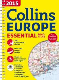 Book Cover for 2015 Collins Essential Road Atlas Europe by Collins Maps