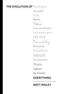 Book Cover for The Evolution of Everything by Matt Ridley