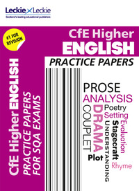 Book Cover for Higher English Practice Papers for SQA Exams by 