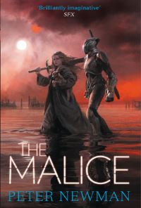 Book Cover for The Malice by Peter Newman