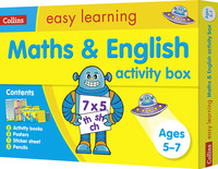 Book Cover for Maths and English Activity Box Ages 5-7 by Collins Easy Learning