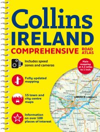 Book Cover for Comprehensive Road Atlas Ireland by Collins Maps
