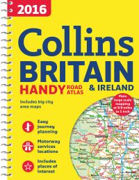 Book Cover for 2016 Collins Handy Road Atlas Britain by Collins Maps