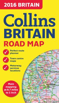 Book Cover for 2016 Collins Map of Britain by Collins Maps