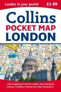 Book Cover for London Pocket Map by Collins Maps
