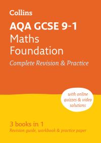 Book Cover for AQA GCSE Maths Foundation Tier All-in-One Revision and Practice by 