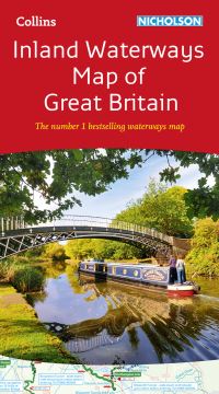 Book Cover for Collins Nicholson Inland Waterways Map of Great Britain by Collins Maps