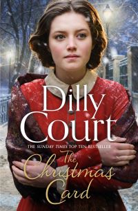 Book Cover for The Christmas Card by Dilly Court