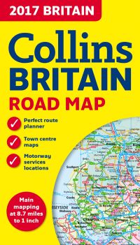 Book Cover for 2017 Collins Map of Britain by Collins Maps