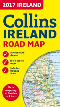 Book Cover for 2017 Collins Map of Ireland by Collins Maps