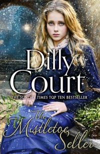 Book Cover for The Mistletoe Seller by Dilly Court