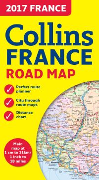 Book Cover for 2017 Collins Map of France by Collins Maps