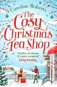Book Cover for The Cosy Christmas Teashop by Caroline Roberts