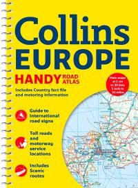Book Cover for Collins Handy Road Atlas Europe by Collins Maps