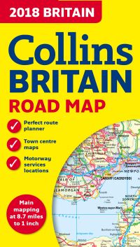 Book Cover for 2018 Collins Map of Britain by Collins Maps