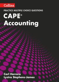 Book Cover for CAPE Accounting. Multiple Choice Practice by Lystra StephensJames, Carl Herrera