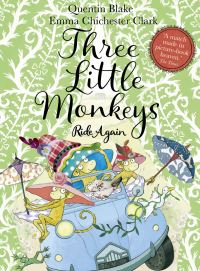 Book Cover for Three Little Monkeys Ride Again by Quentin Blake