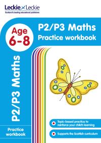 Book Cover for P2/P3 Maths Practice Workbook by Leckie