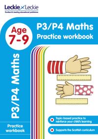 Book Cover for P3/P4 Maths Practice Workbook by Shaun Stirling