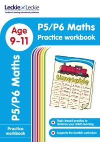 Book Cover for P5/P6 Maths Practice Workbook by Ali Simpson