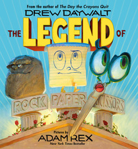 Book Cover for The Legend of Rock, Paper, Scissors by Drew Daywalt