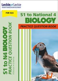 Book Cover for S1 to National 4 Biology Practice Question Book by Bill Dickson, Graham Moffat