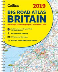 Book Cover for 2019 Collins Big Road Atlas Britain by Collins Maps